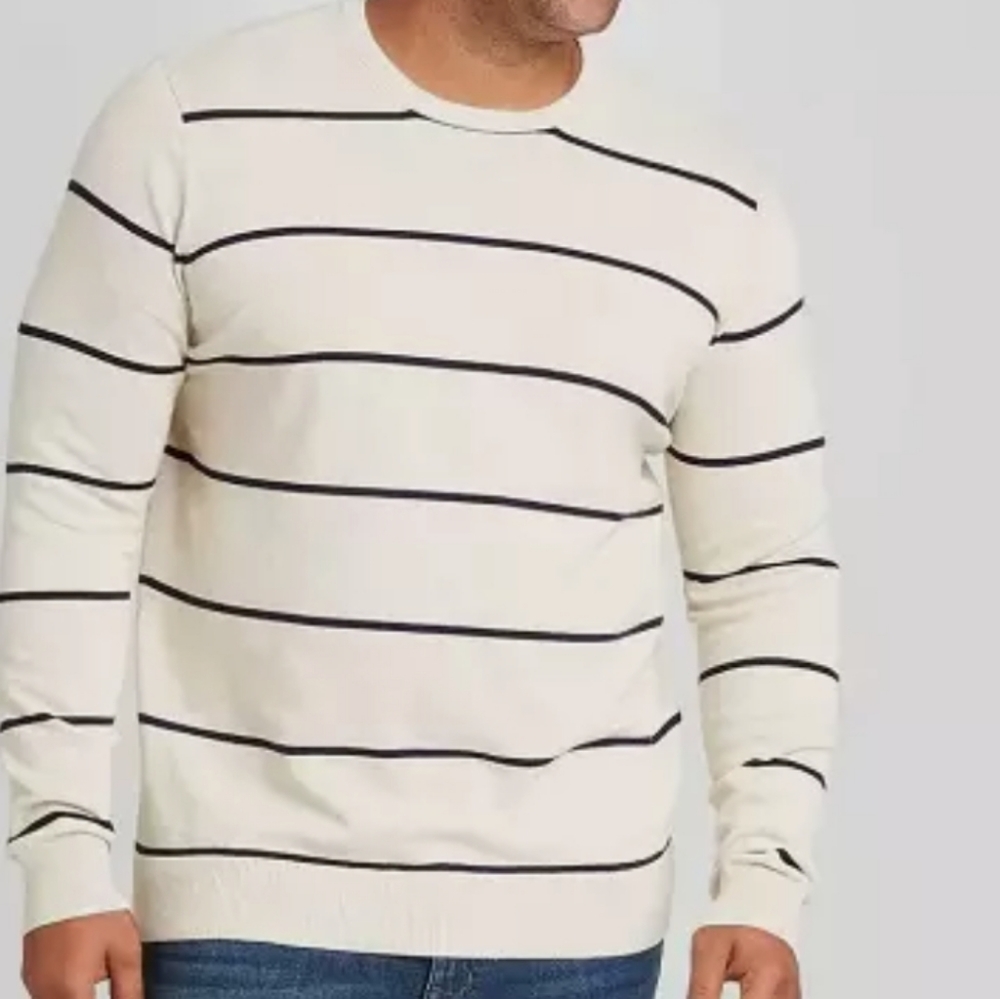 MEN'S STRIPED  SWEATER SIZE XL